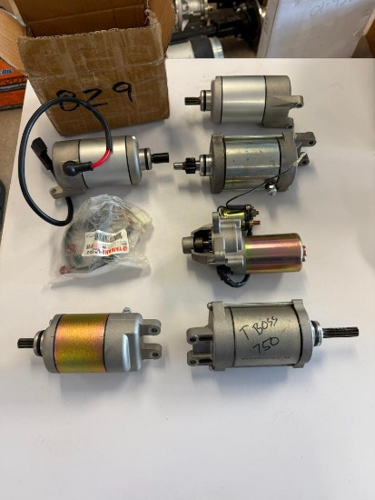 Box of ATV Starters - both New & Used - all work