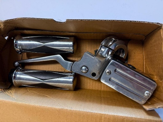 Used Master Cylinder and Grips for Harley Davidson