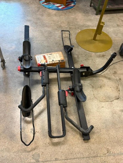Used Yakima 2 Bicycle Hitch Mount Bike Rack + Box