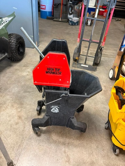 Used High Top Wrangler Mop Bucket Red/Black
