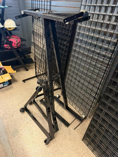 Gridwall Stands - 3 "H" Shaped, and 2 Triangle Base Style