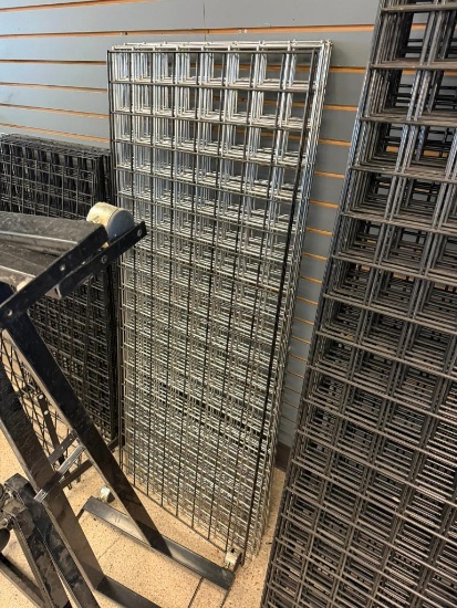 6 Foot Tall 2 Foot Wide Silver Gridwall Pack of 8