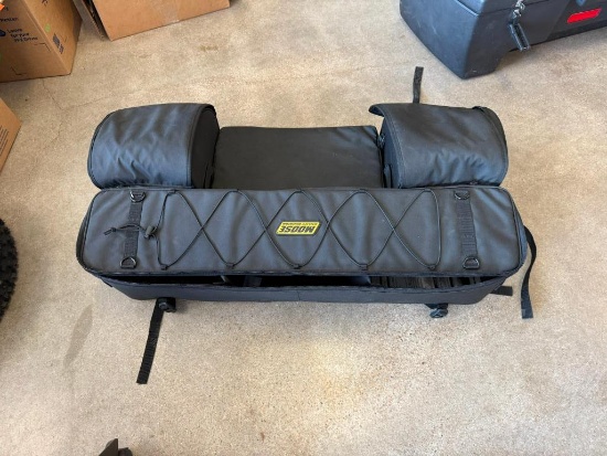 NEW QuadBoss UTV/ATV Storage Trunk Fabric with Seat & Zipper Bags