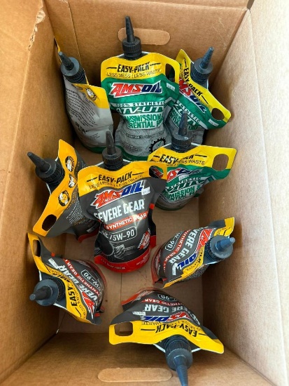 New AMS Oil 9 Bottles Synthetic Gear Lube
