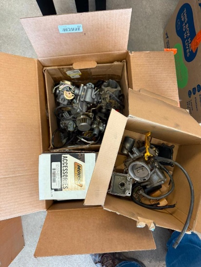 Box of Used Carburetors