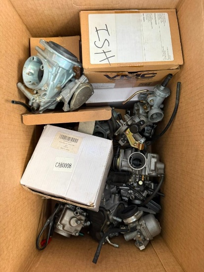 Box of Used Carburetors