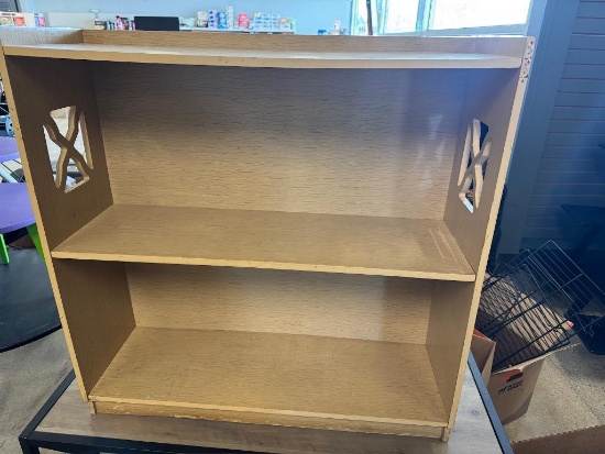 Used Wooden Display, 3 Shelves - Vintage