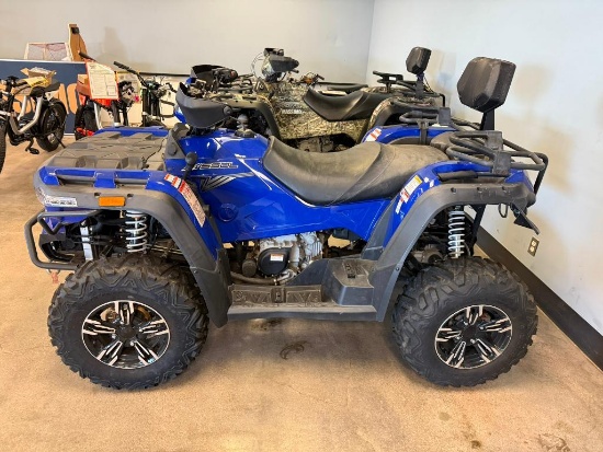 Used BLUE Massimo MSA 550L ATV 2022 - Has Title- Starts Sometimes, Will Need Battery
