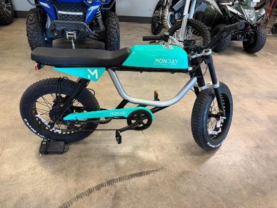 NEW Teal Monday Motorbike Anza 750 watt Ebike