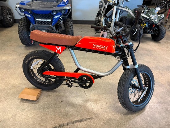 NEW 2024 Orange Monday Motorbike Anza 1000 watt Ebike