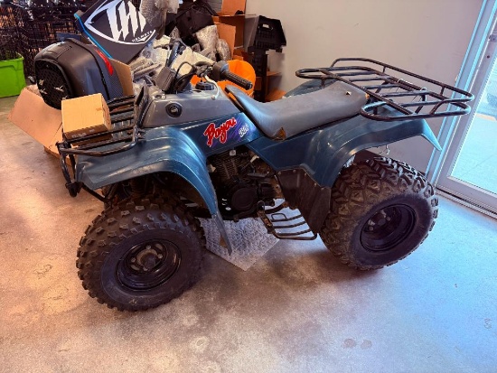 Kawasaki Bayou 220 ATV 4-Wheeler, Used No Title, Does Not Run Comes with New Starter