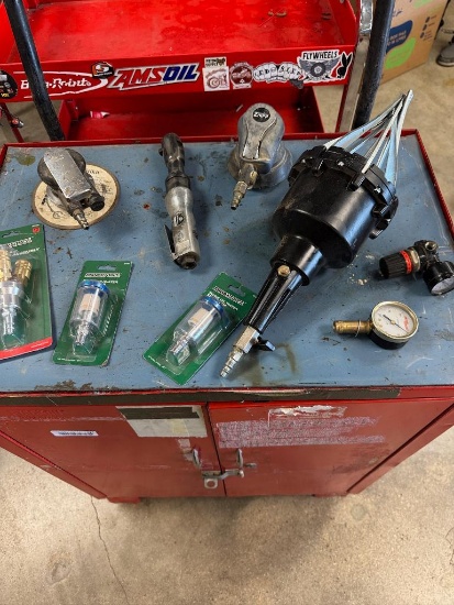 Box of Used Air Tools