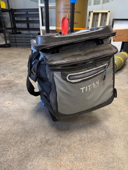 Used Titan Rolling Cooler Bag