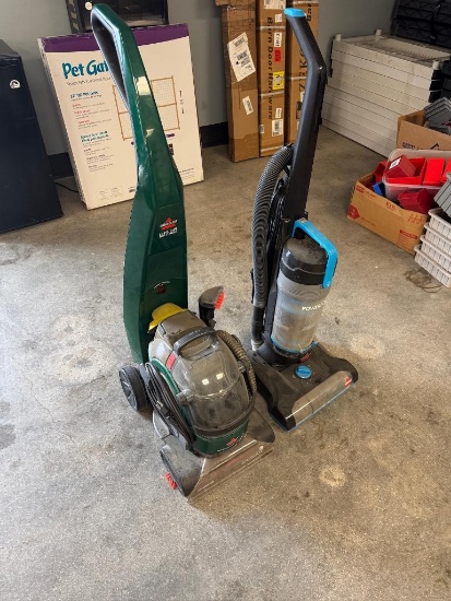 Used Bissell Lift Off Deep Cleaner & Used Bissell Power Force Vacuum