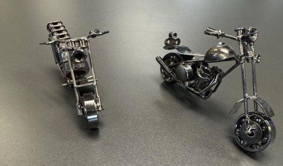 2 Silver Mini Bikes