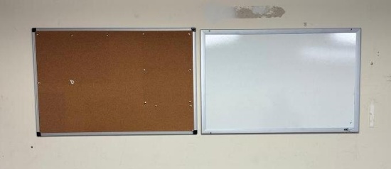 Used Cork Board & White Expo Board