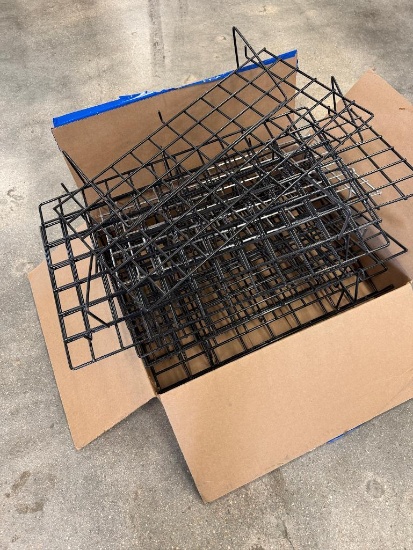 Box of Gridwall Shelves - Mostly Black