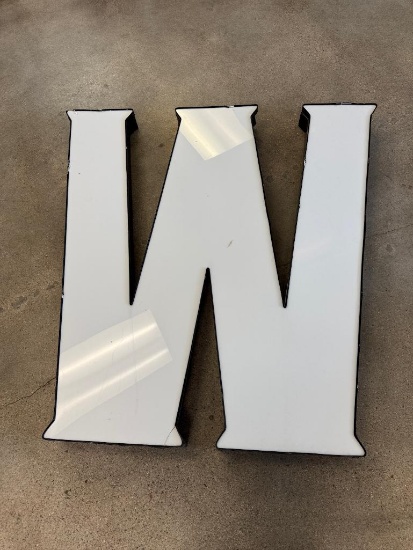 LED Sign Letters "W"