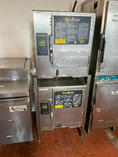 AccuTemp E62083D10000200 Electric Boilerless Double Convection Steamers on Mobile Base
