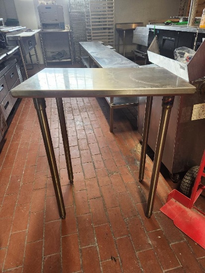 Stainless Steel Prep Table, 30in x 20in x 36in H