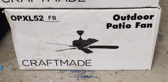 Craftmade Outdoor Patio Fan, OPXL52