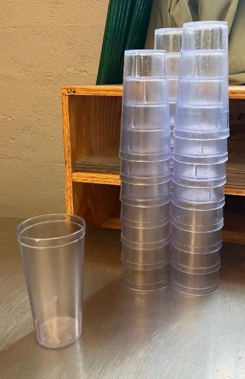 Lot of 24, G.E.T. 6620-1, 20oz HD Soda Pop / Water Glasses