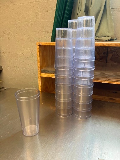 Lot of 24, G.E.T. 6620-1, 20oz HD Soda Pop / Water Glasses