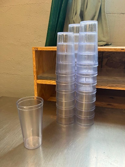 Lot of 24, G.E.T. 6620-1, 20oz HD Soda Pop / Water Glasses