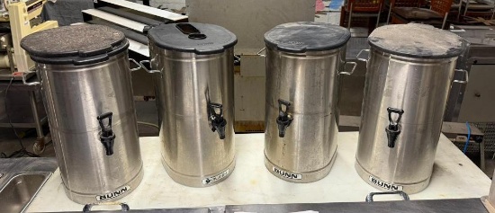 Four Bunn Drink Dispensers