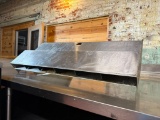 Stainless Steel Wall-Mount Shelf w/ Cubby Storage