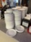 350 Count - G.E.T. 8in Melamine Round Plates No. DP508