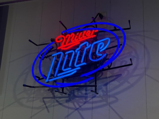 Miller Lite Neon Beer Sign
