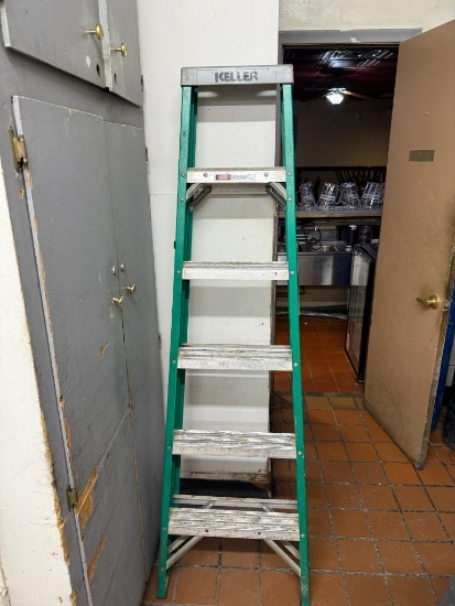 6-Ft Fiberglass A-Frame Ladder, Keller