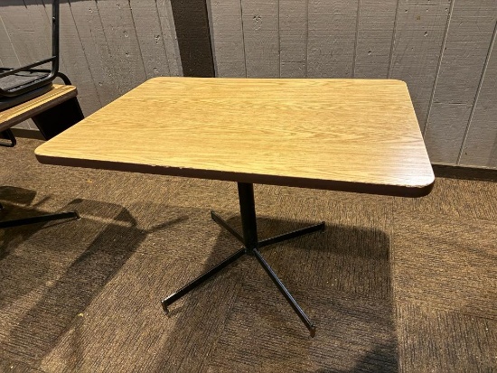 Lot of 4, Restaurant Tables, Rectangle, 42in x 36in x 30in, Laminate Top, Sold 4x's $