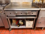 Imperial 36in Flat Top Griddle, 2-Burner, Comes w/ Mobile Equipment Base