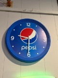 Pepsi-Cola Clock, 18in