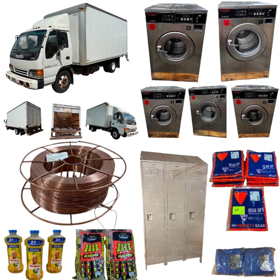 New Industrial Products, Box Truck, Laundromat