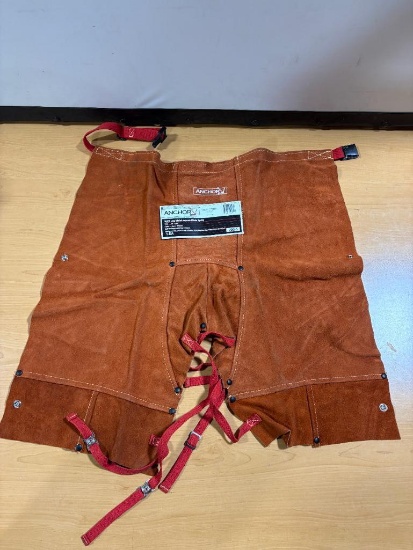 New, Anchor Split Leg Waist Apron (Sider Split), Lava Brown, 24in x 26in, No. 200-2, Cowhide/Suede