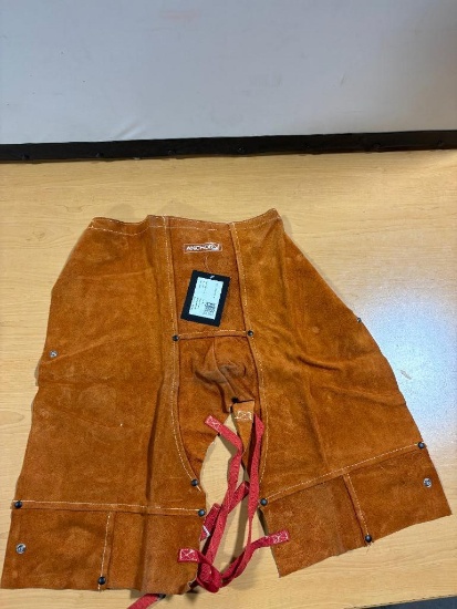 New, Anchor Split Leg Waist Apron (Sider Split), Lava Brown, 24in x 26in, No. 200-2, Cowhide/Suede