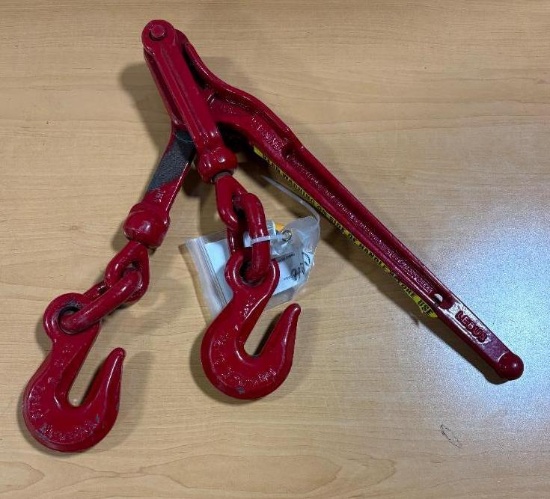 New, Industrial 3,200lb Lever Load Chain Binder