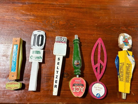 Lot of 6 Tap Handles, See Images for Details