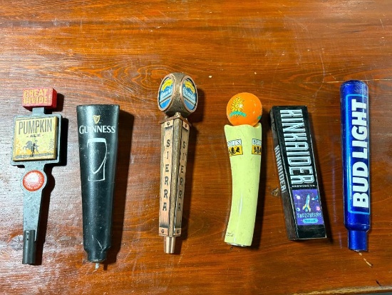 Lot of 6 Tap Handles, See Images for Details