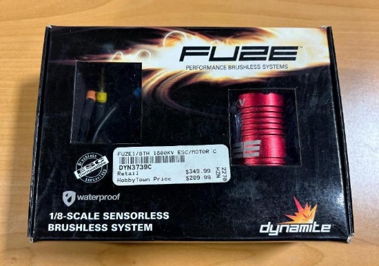 Dynamite Fuze 1/8 Scale 1800KV Sensorless Brushless System