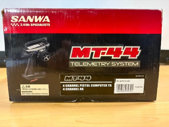 Sanwa MT-44 4 Channel Pistol Computer TX RX-482 Telemetry System
