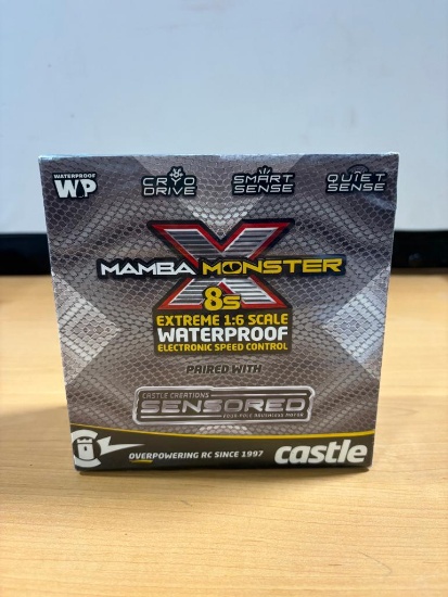 Castle Creations Mamba Monster X 8S ESC & Sensored 4-Pole Brushless Motor