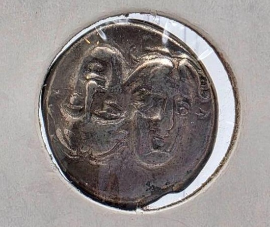 Ancient Greek Silver Stater (5.61g) Struck 400-350 BC Thrace City of Istros, Sear 1669