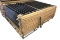 27 New, 6ft Tall Ornamental Flat Top Fence Panels, 216 Running Feet, New Stock, Palletized