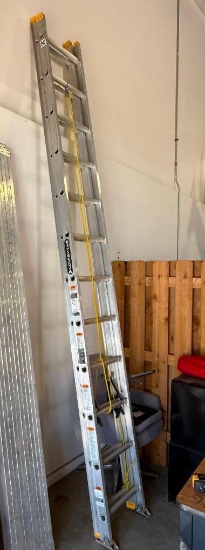 Louisville Aluminum Extension Ladder, Model AE3224, 24ft, 250lb Capacity