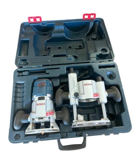 Bosch Model MR23EVS Variable Speed Combination Plunge & Fixed-Base Router Kit w/ Hard Case