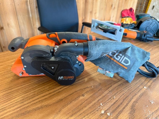 Ridgid R2740 HD Variable Speed Belt Sander w/ AirGuard Technology